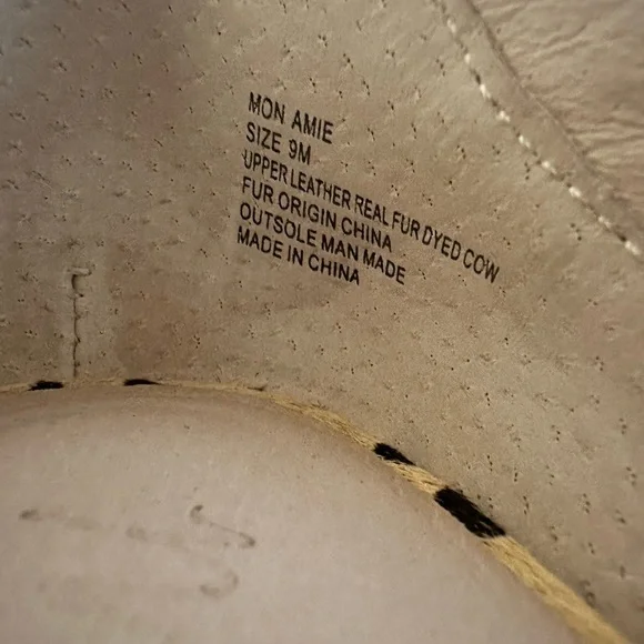 Matisse Mon Amie Calf Hair Slip On Oxfords - Picture 7 of 7